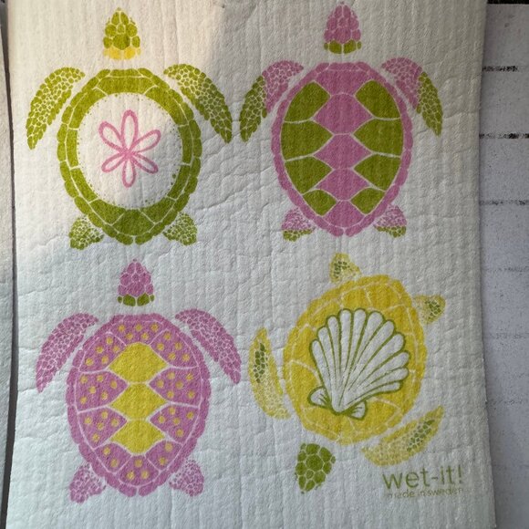 Wet-It! Swedish Treasures Dishcloth & Cleaning Cloth -Set of 2 - Picture 3 of 3